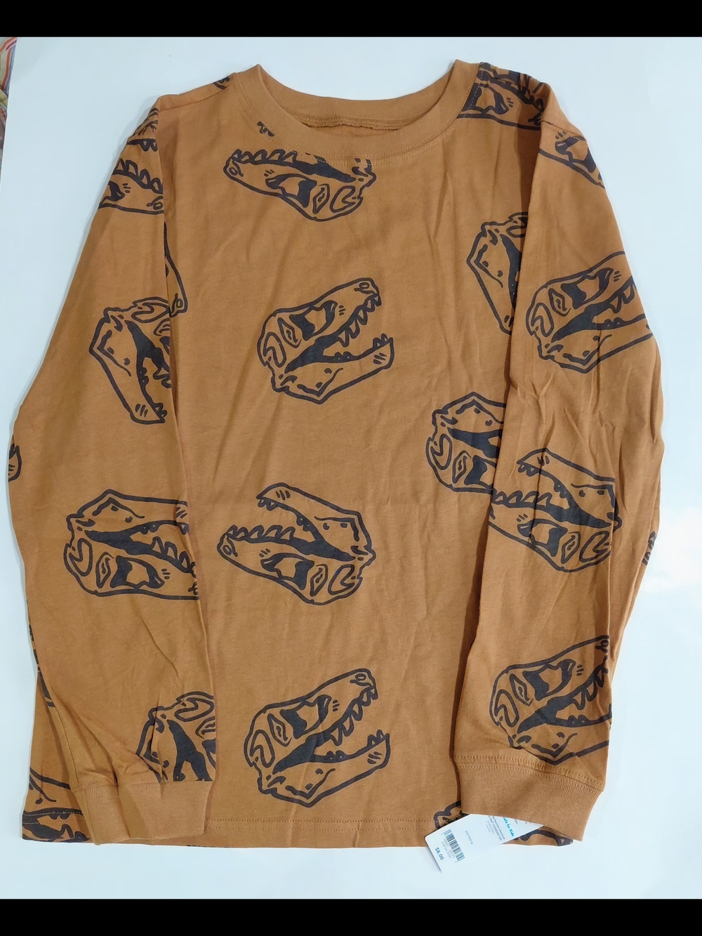 NWT Carter's Rust Brown Tee with Black Graphic Size 14